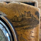 English Dover Scenes Travel Clock with Oris Movement
