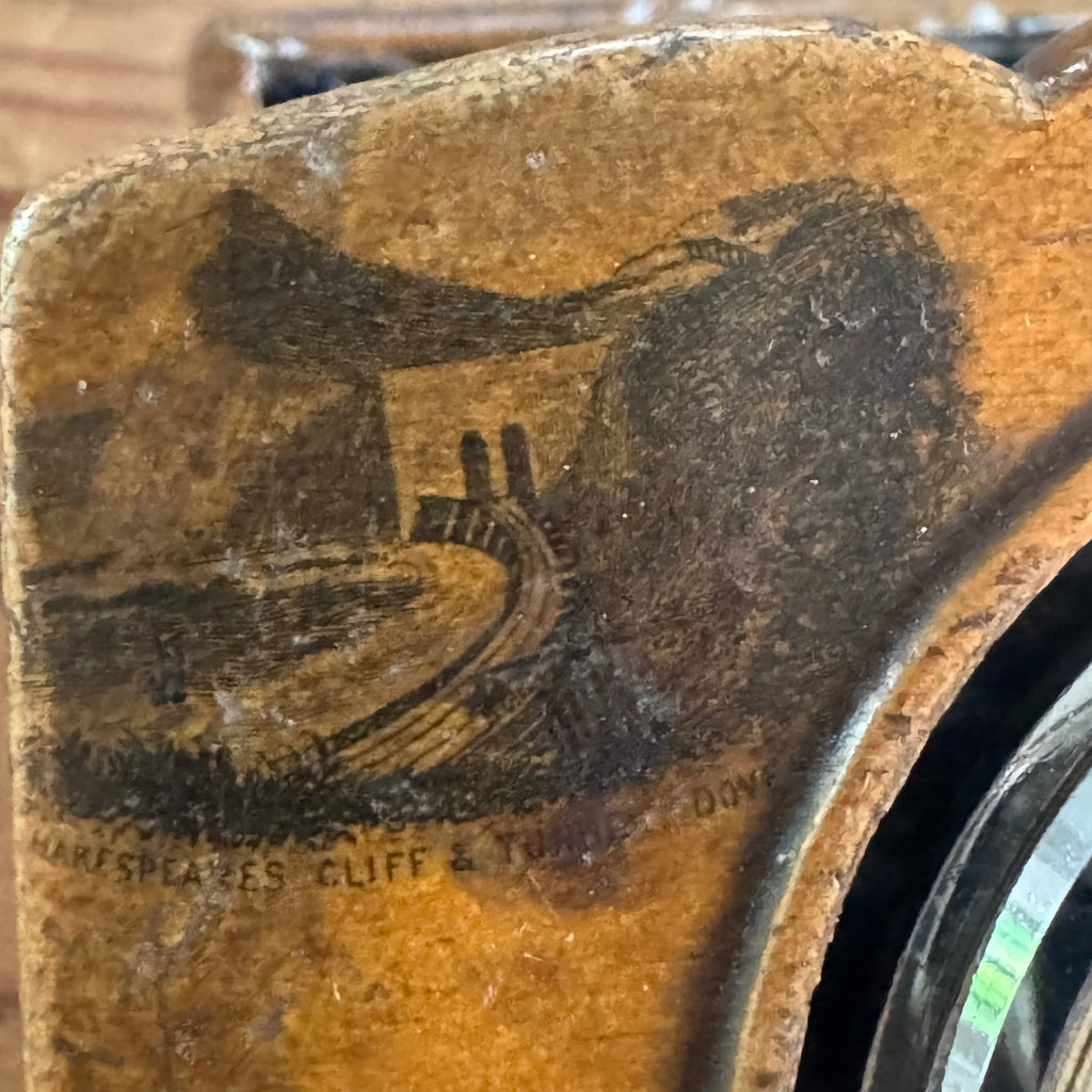 English Dover Scenes Travel Clock with Oris Movement