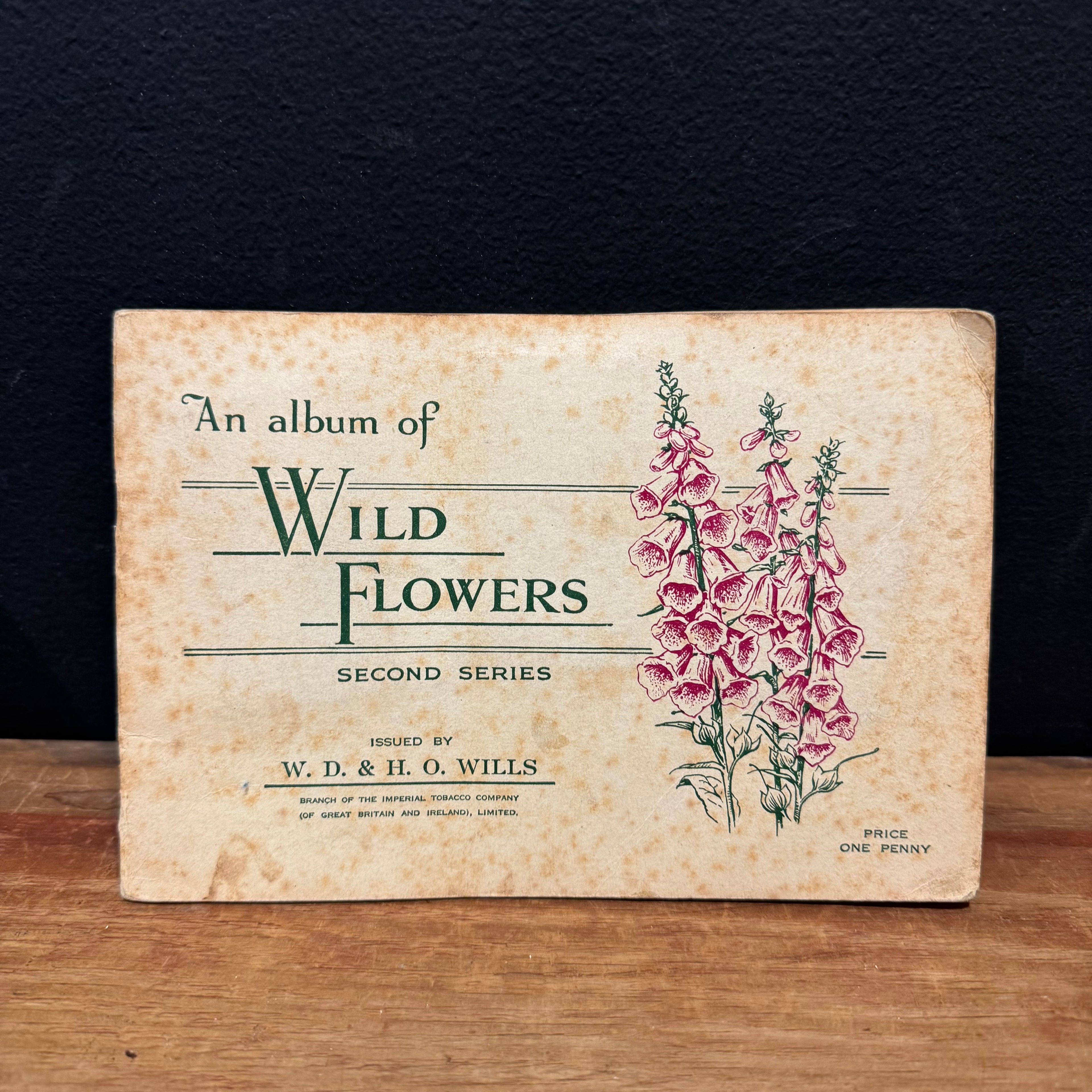 Wills “Wild Flowers” Cigarette Card Album, Second Series