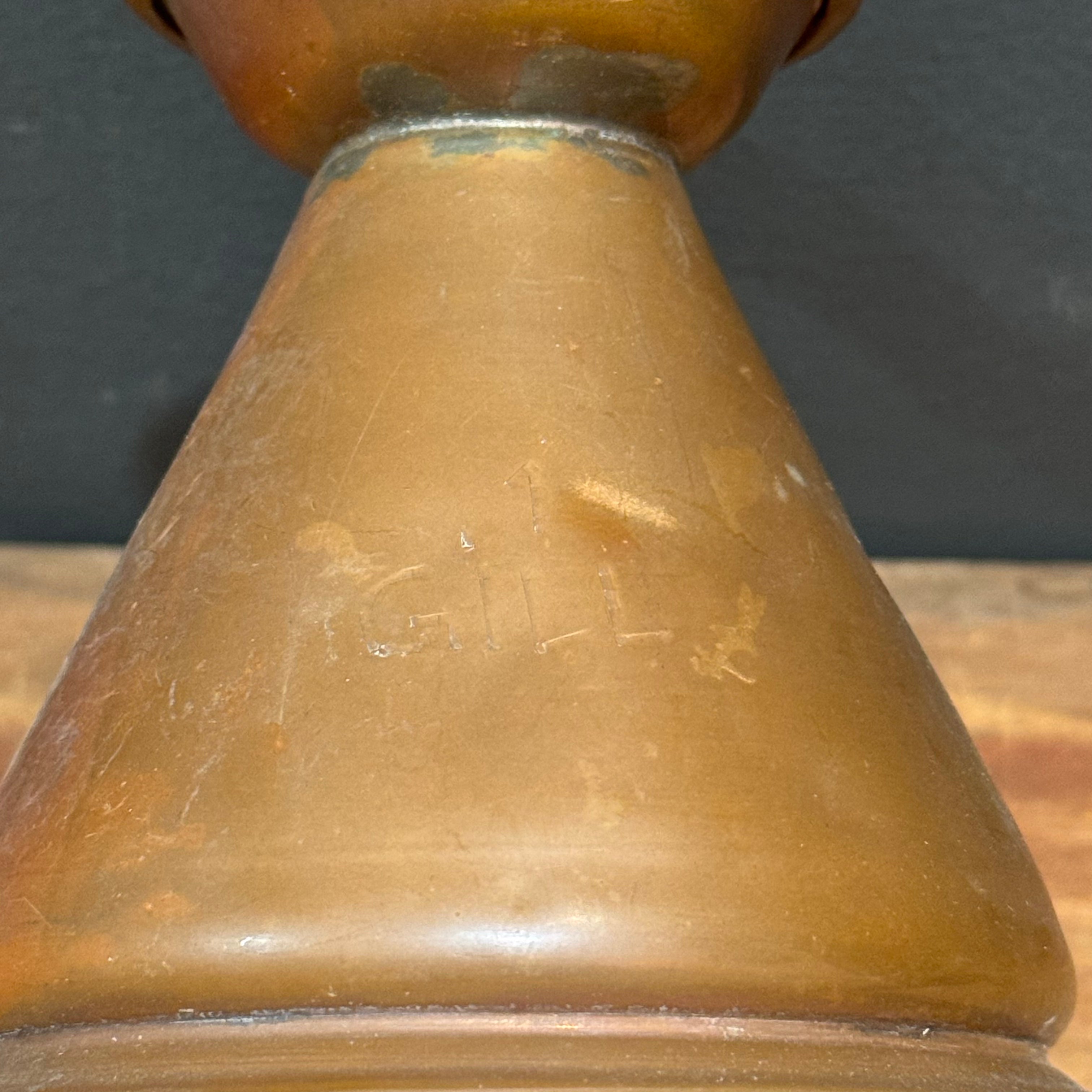 English Copper “1 Gill” Haystack Measure