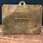 British Military Brass Duty Plaque – Queen’s Royal Regiment