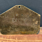 WWI Grenadier Guards “Duty” Brass Plaque
