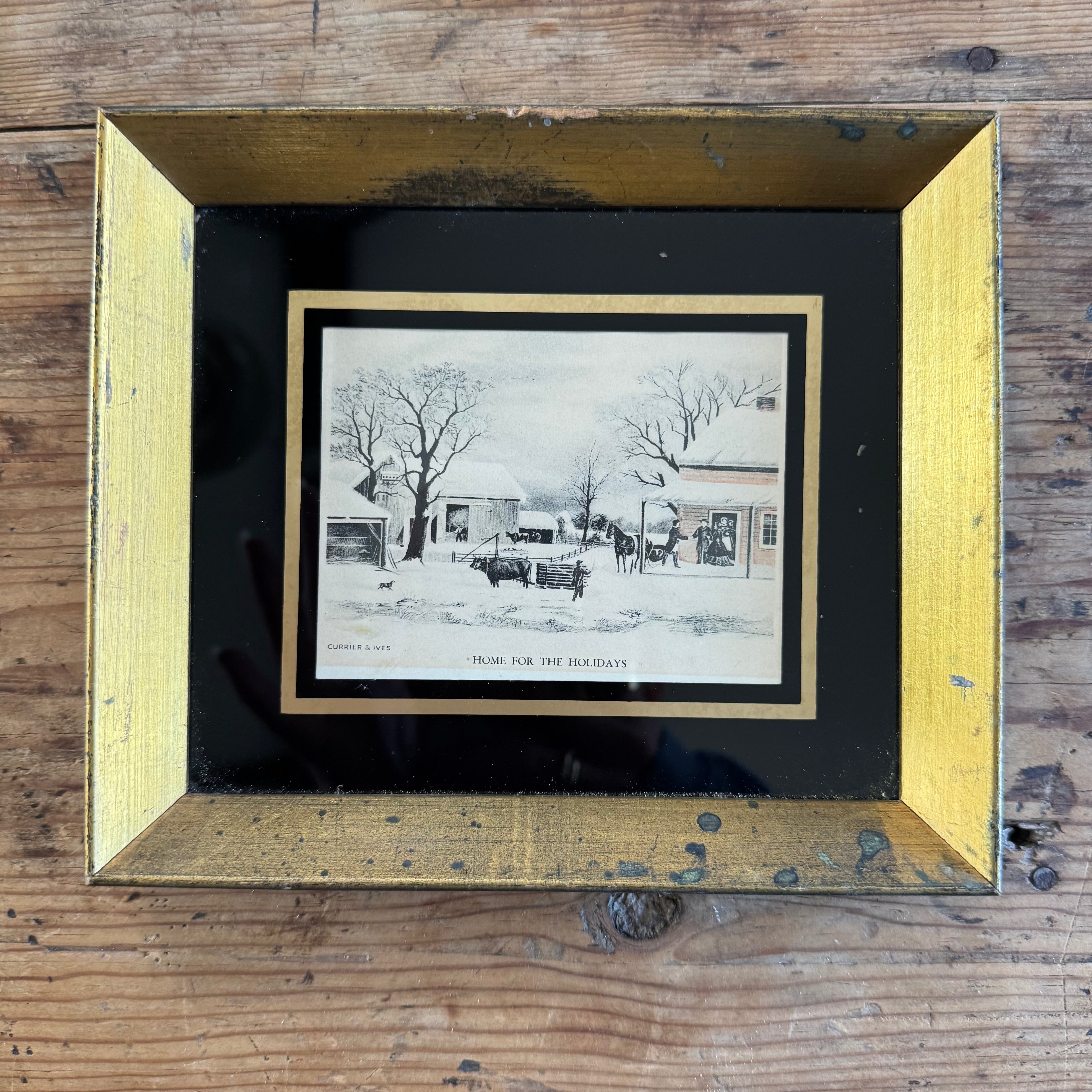 Home for the Holidays framed