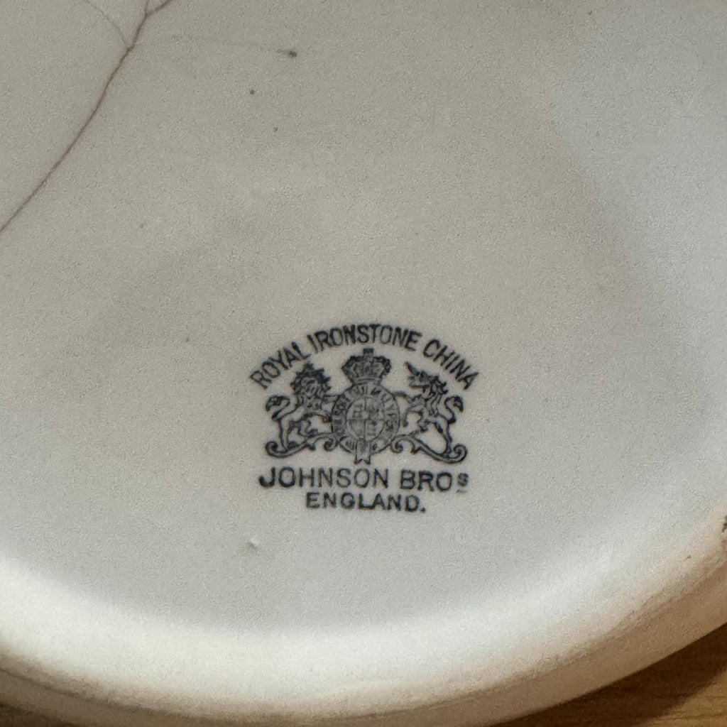 English Ironstone Pot by Johnson Bros