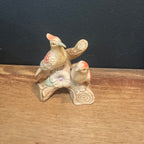 Vintage Ceramic Bird Pair on Branch