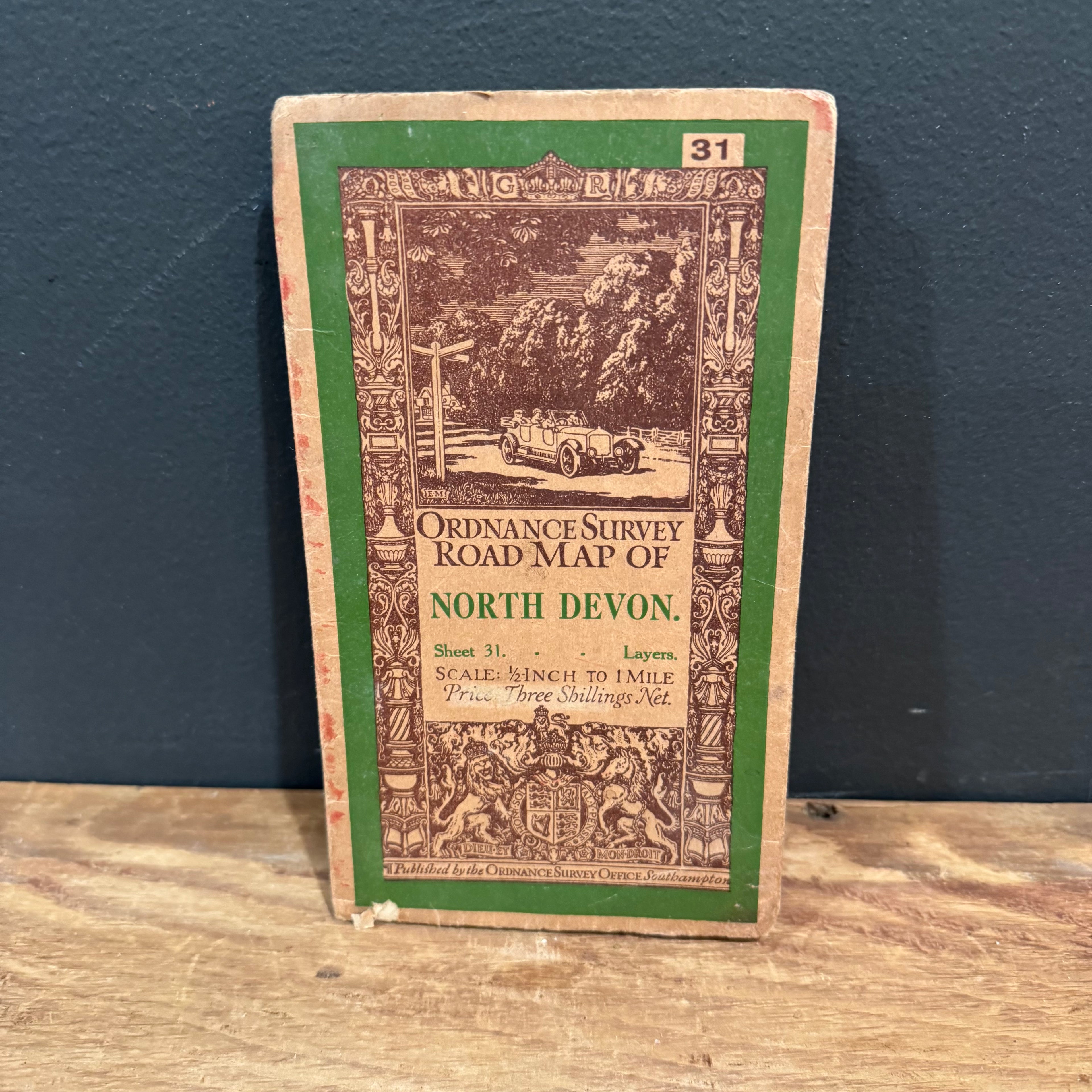 Ordnance Survey Road Map of North Devon, Sheet 31