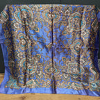 Vintage Paisley Silk Scarf from England