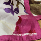 Adrienne Landau Floral Silk Oblong Scarf