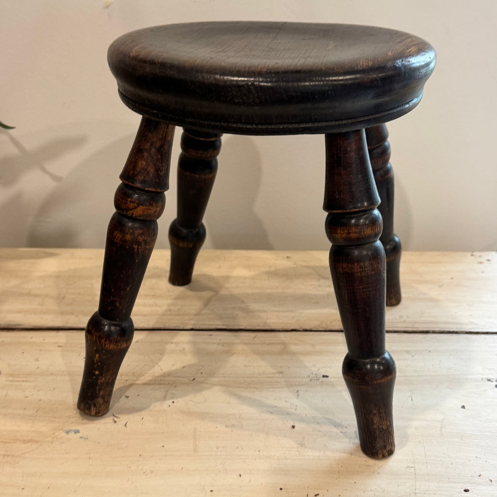 Antique English Elm Stool