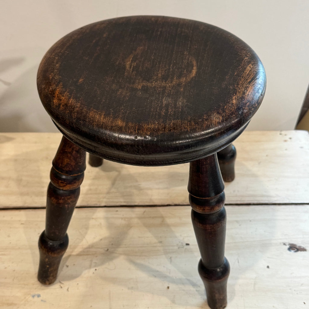 Antique English Elm Stool