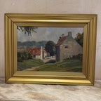 Engish Village Painting