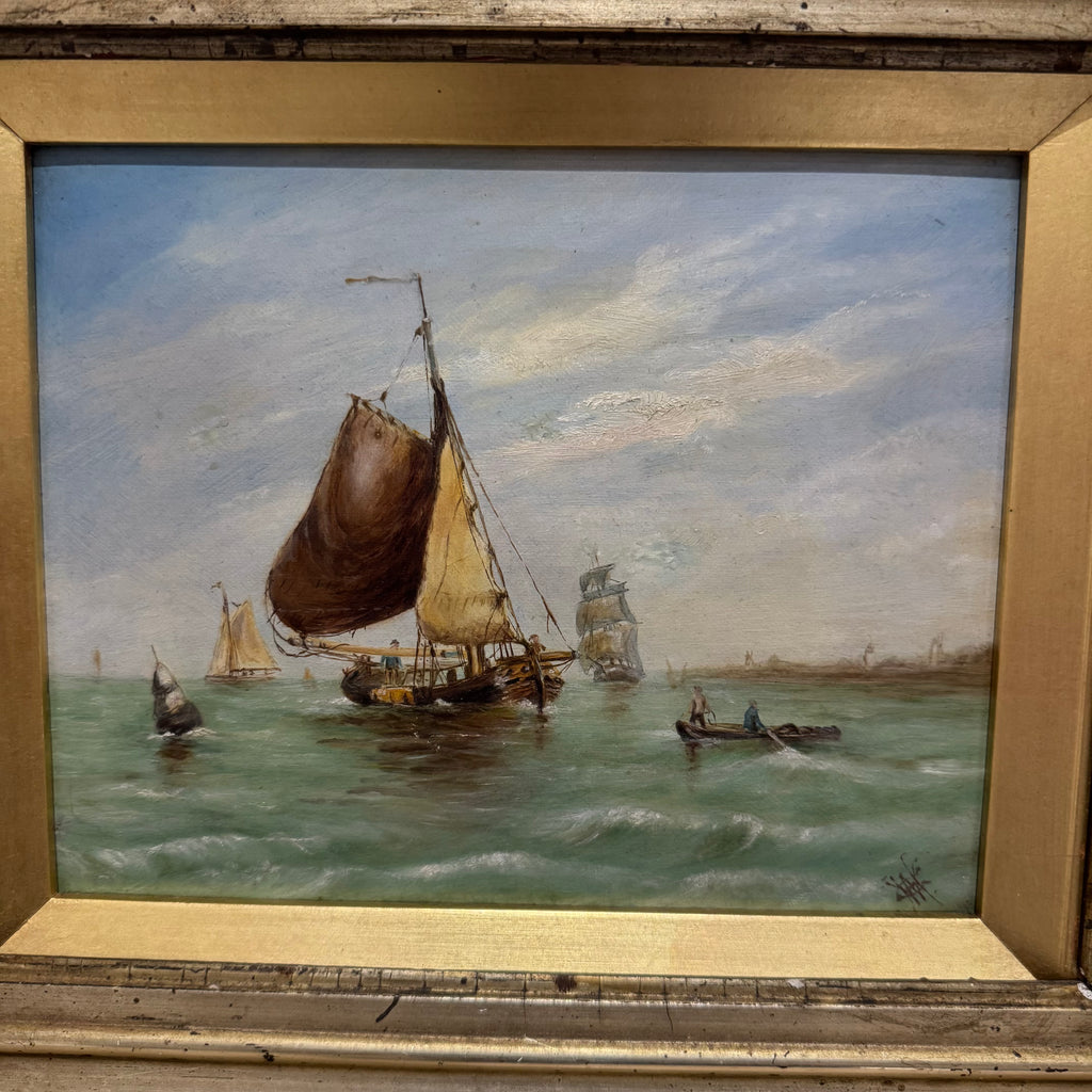 Dutch Maritime Oil Painting