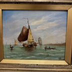 Dutch Maritime Oil Painting