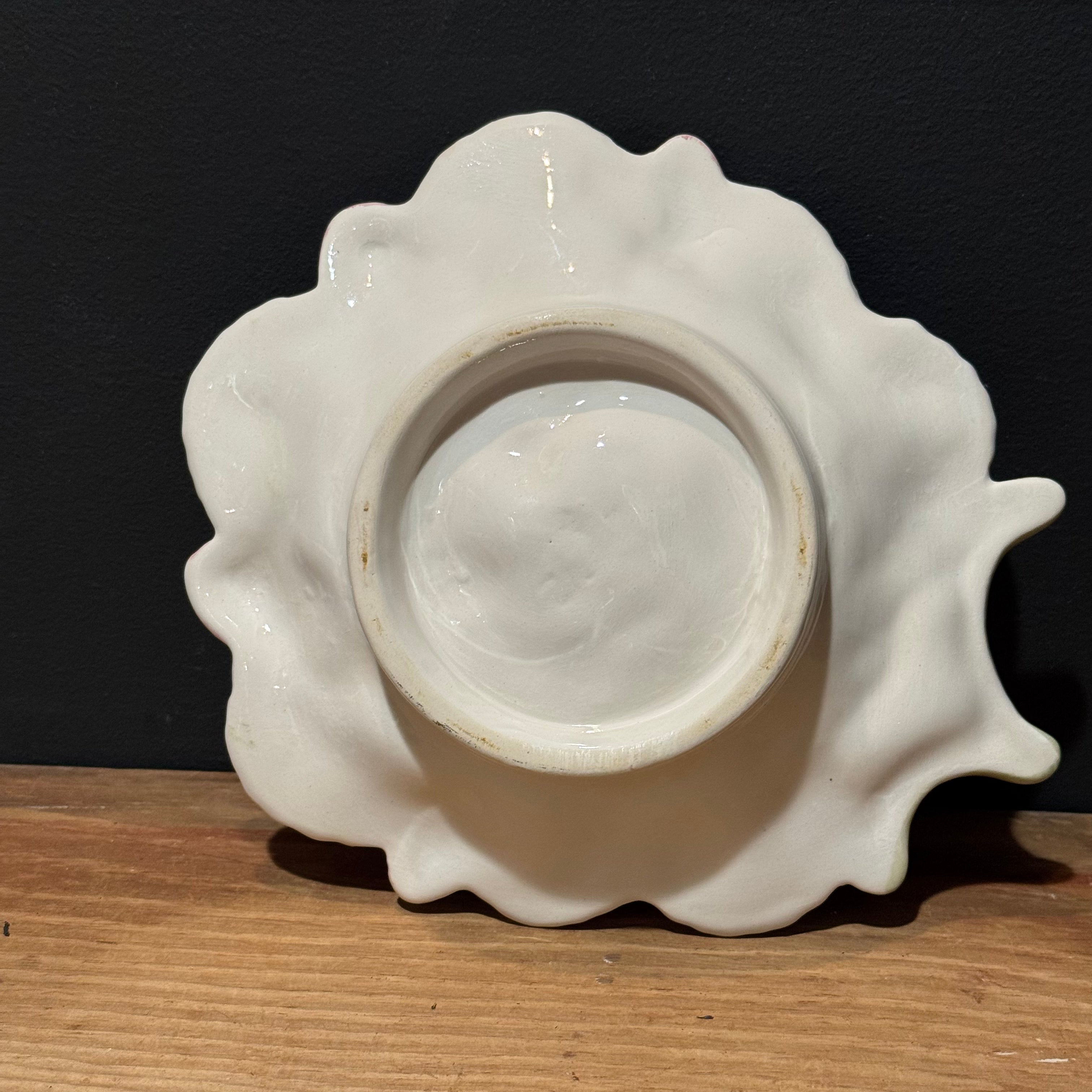 Hand-Painted Strawberry Serving Bowl from Portugal