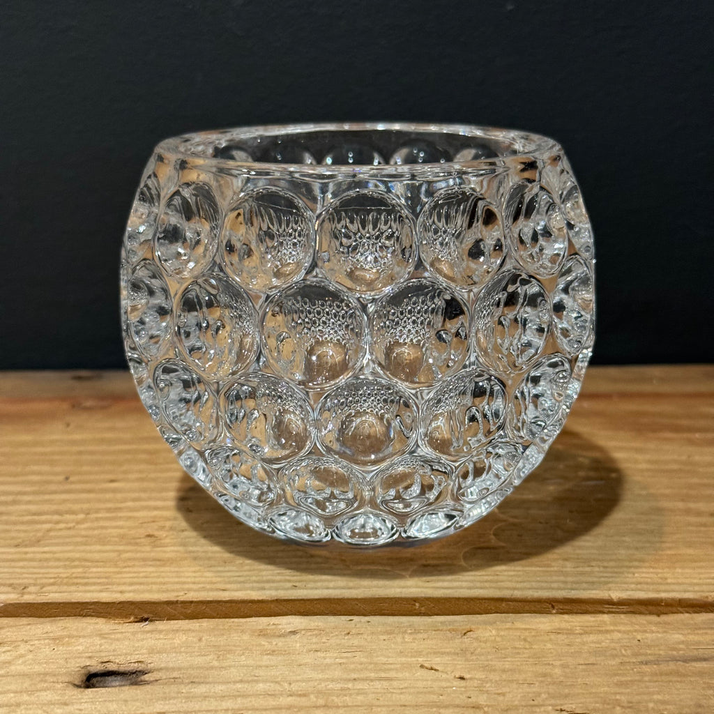 Fitz and Floyd Hobnail Glass Votive Holder
