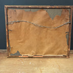 Vintage Lithograph Cottage Print