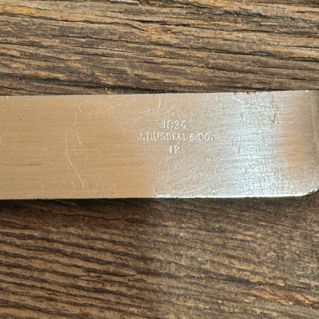 19th Century Mother of Pearl Dinner Knife -6