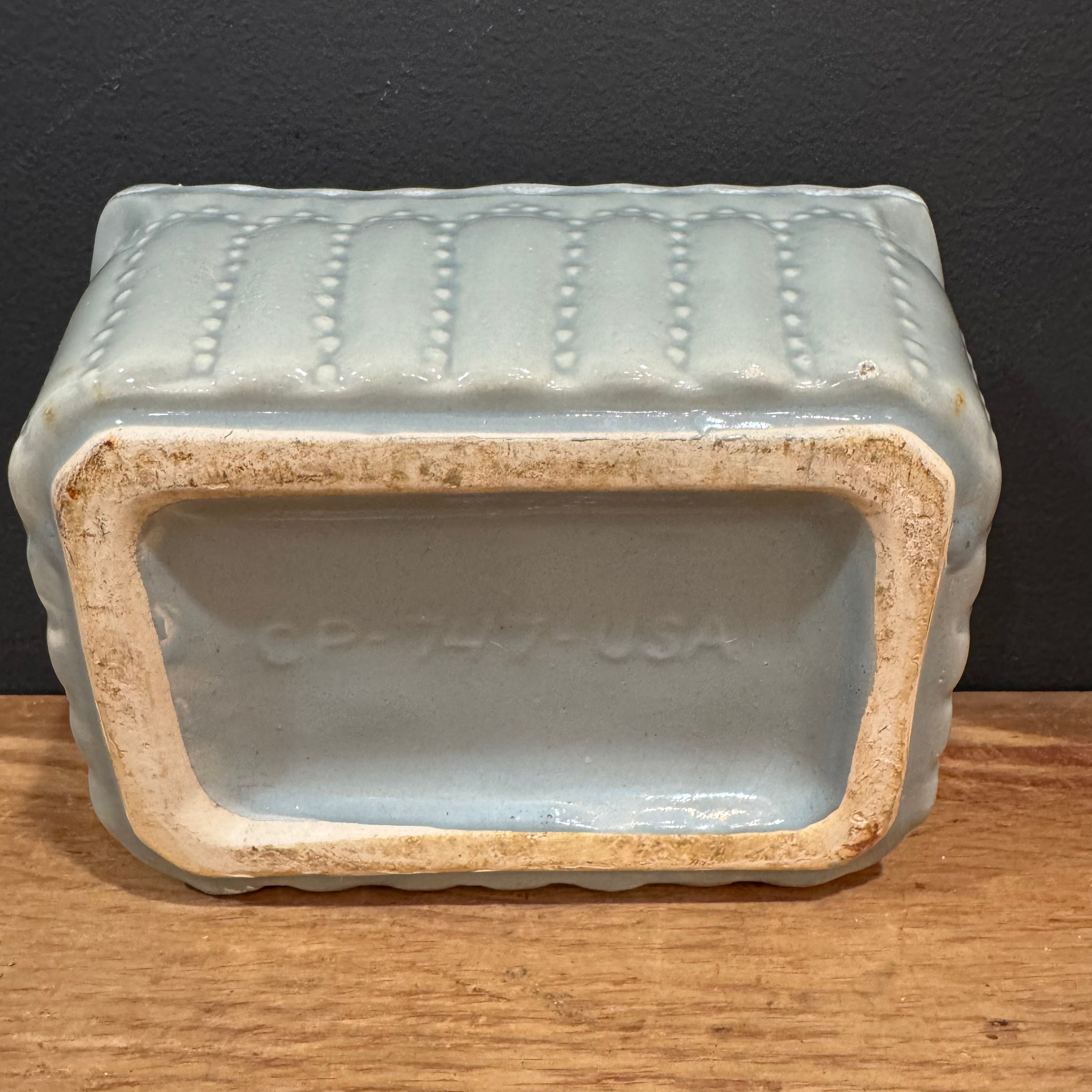 Vintage Blue Gray  Planter
