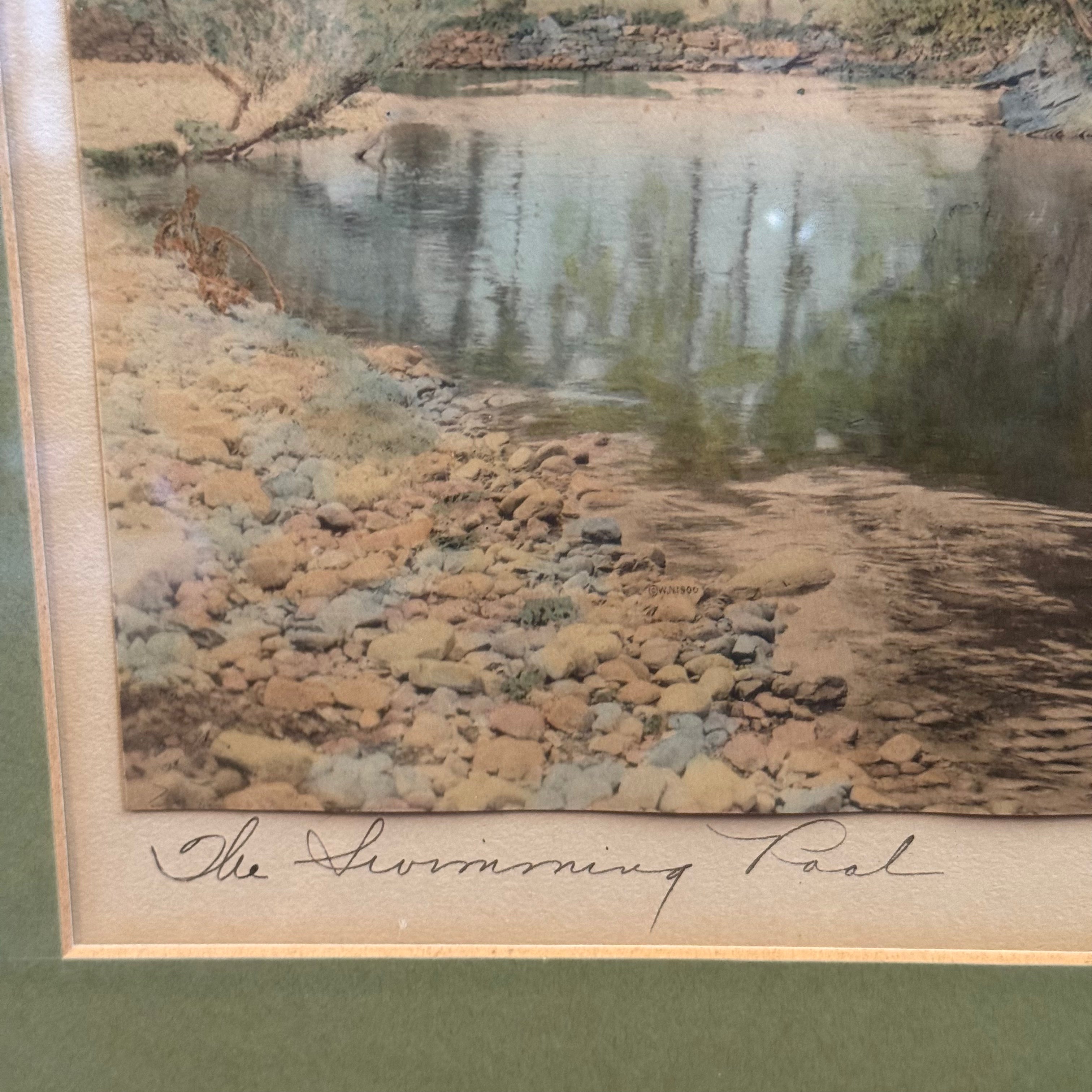 "The Swimming Pool" Wallace Nutting