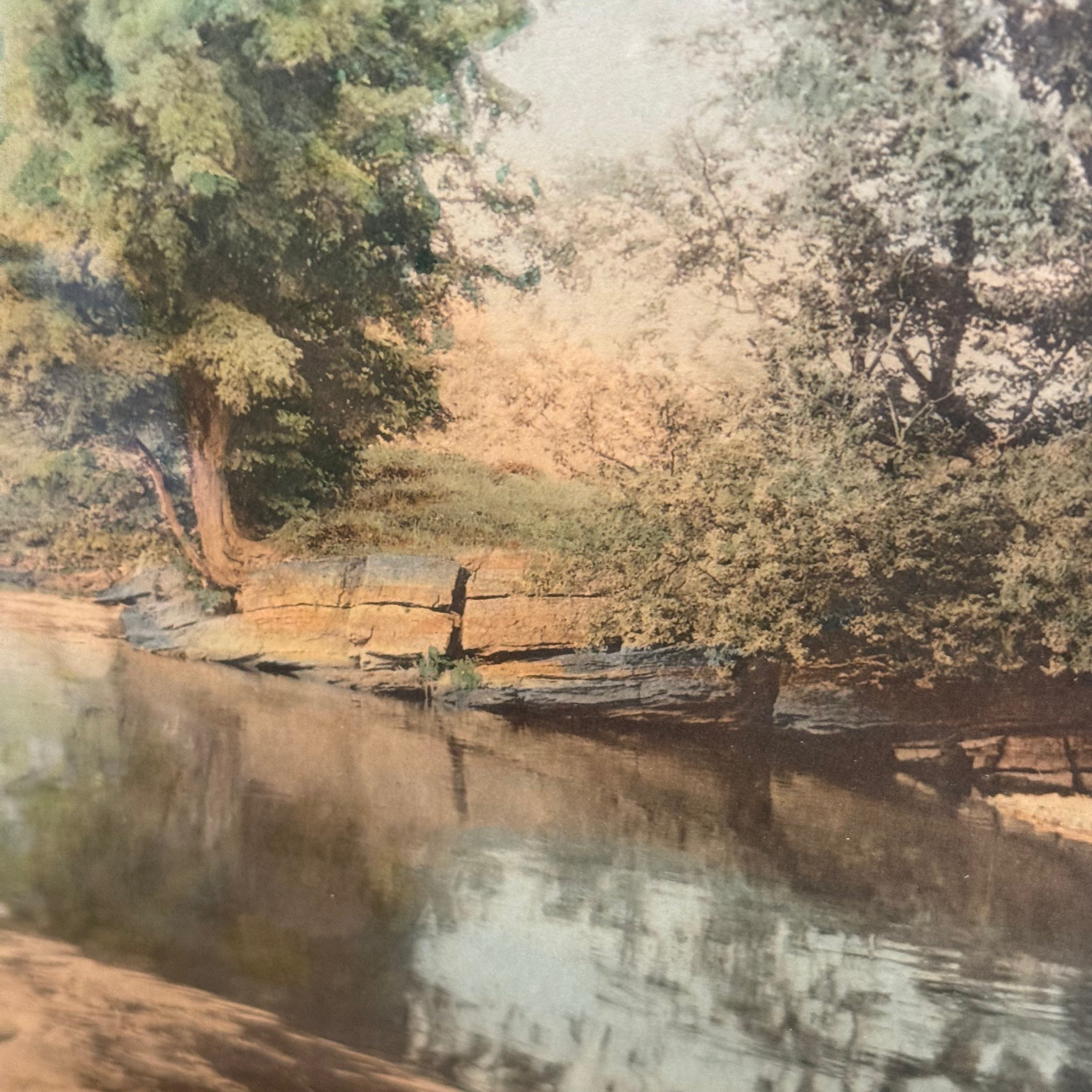 "The Swimming Pool" Wallace Nutting