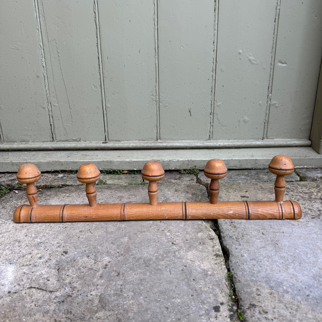 French Coat Rack - 5 Pegs