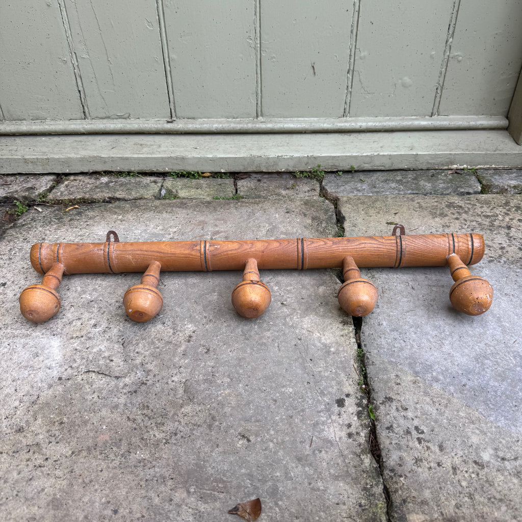 French Coat Rack - 5 Pegs