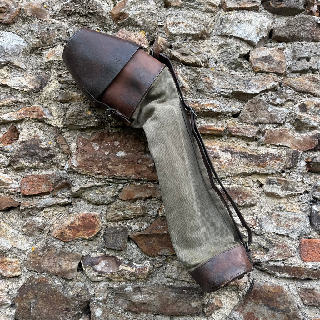 1943 Swiss Military Leather Telescope Case