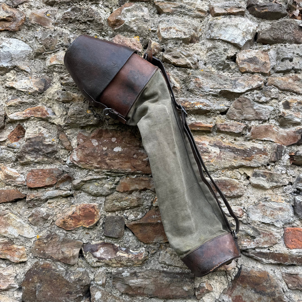 1943 Swiss Military Leather Telescope Case