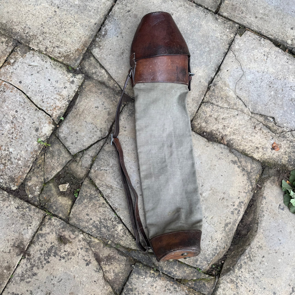 1943 Swiss Military Leather Telescope Case
