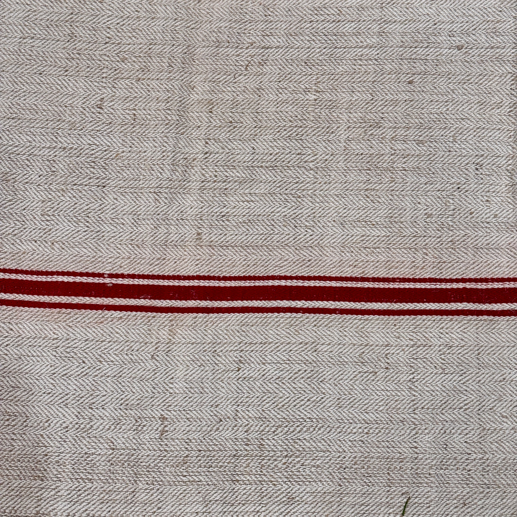 Eastern Europe Grain Sack-red stripe