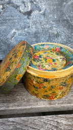 Vintage Japanese Floral Coaster Set