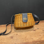 Vintage Etienne Aigner Wicker Crossbody Purse