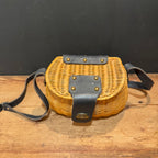 Vintage Etienne Aigner Wicker Crossbody Purse