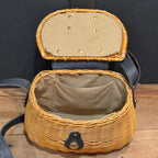 Vintage Etienne Aigner Wicker Crossbody Purse