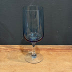 Vintage Fostoria Blue Stemmed Wine Glasses