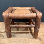 Vintage Bamboo Stool