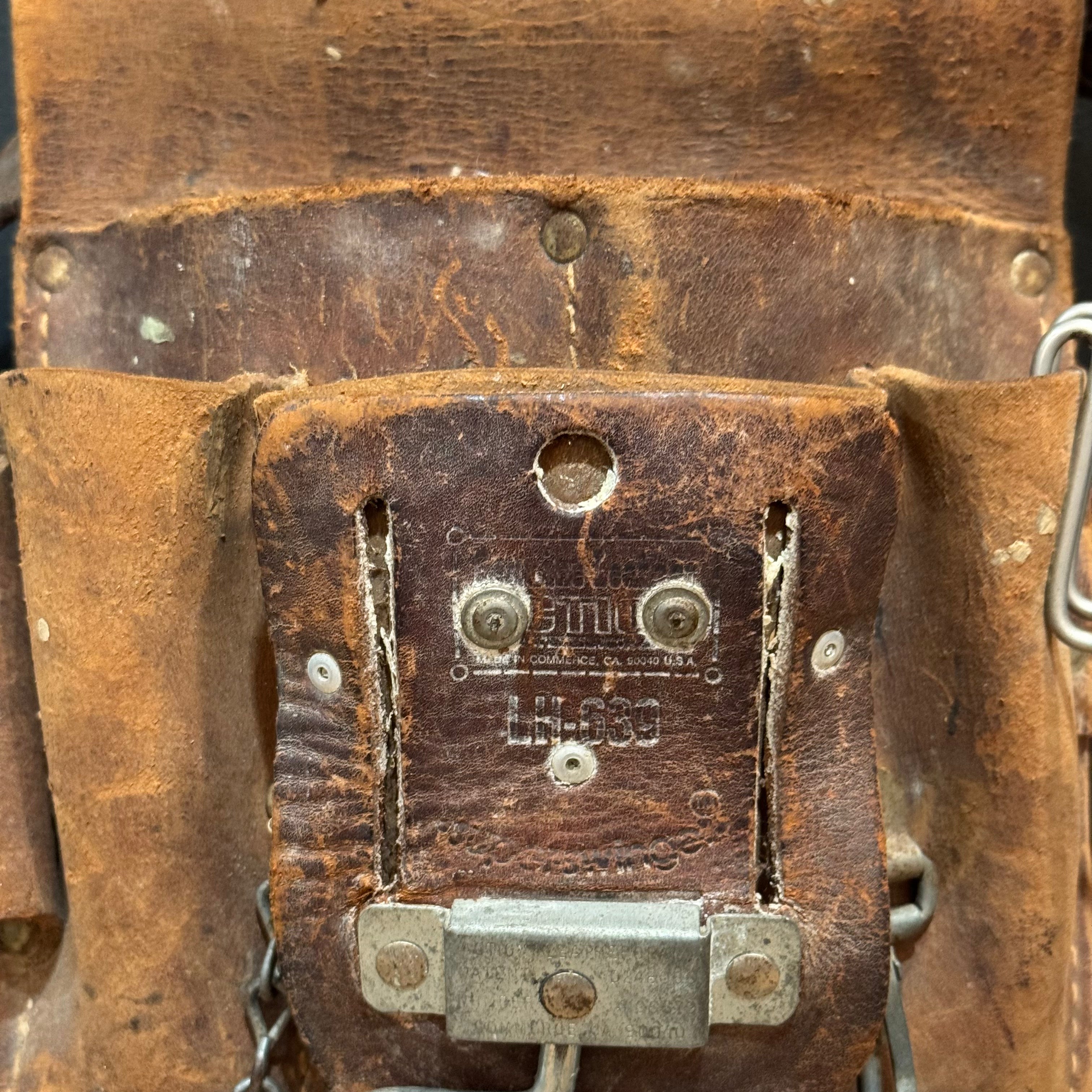 Vintage Leather Lineman Toolbelt