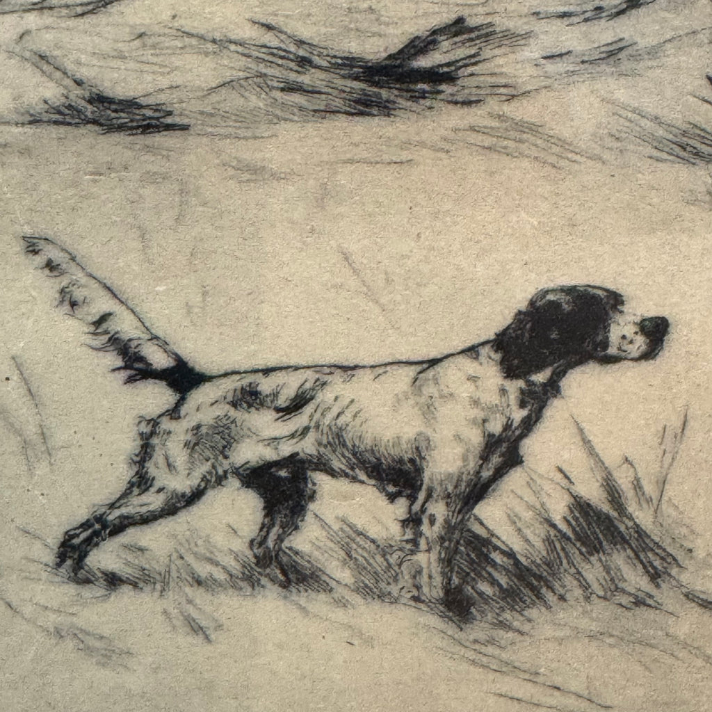 Sporting Hunt Scene with Setters