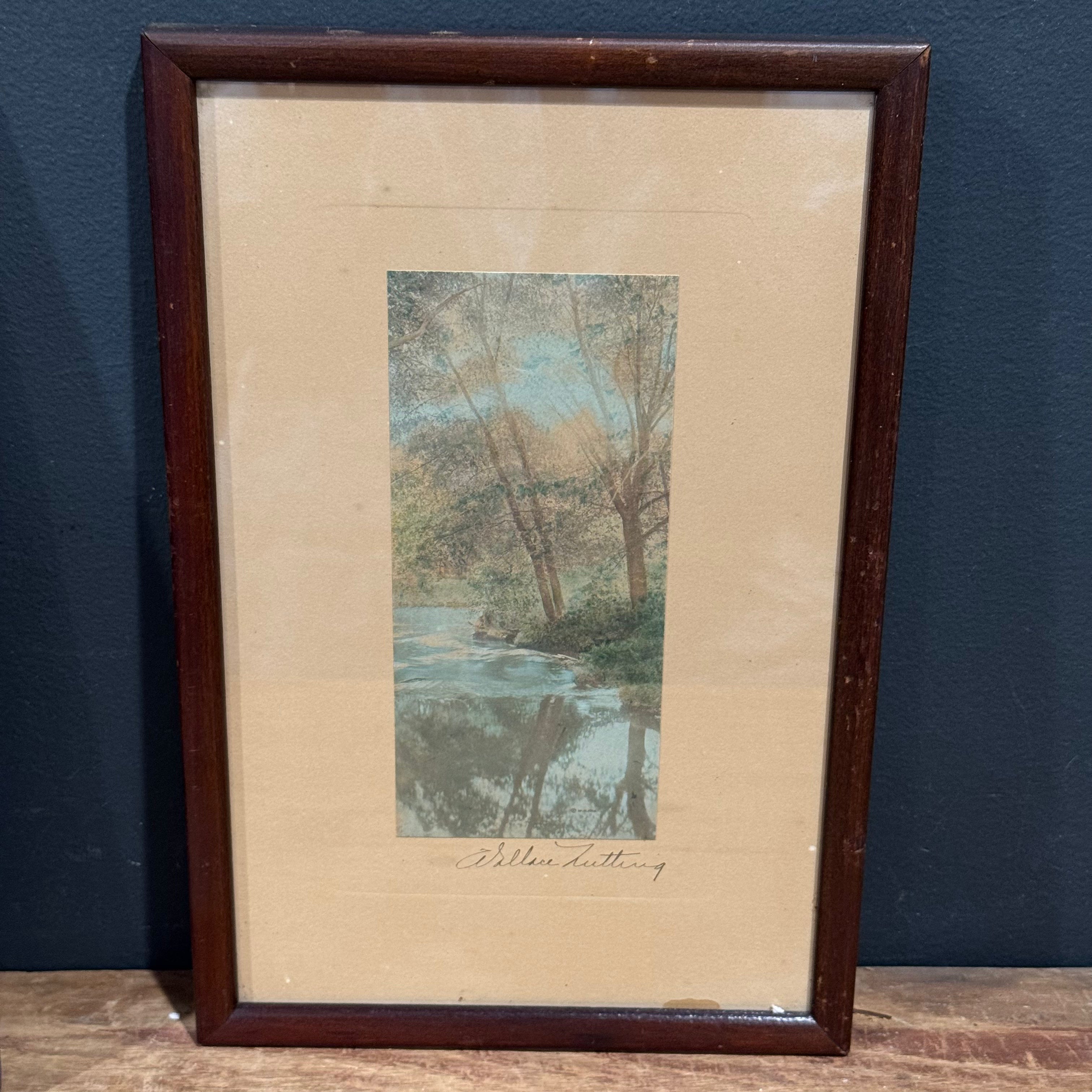 Wallace Nutting "Woodland Stream"