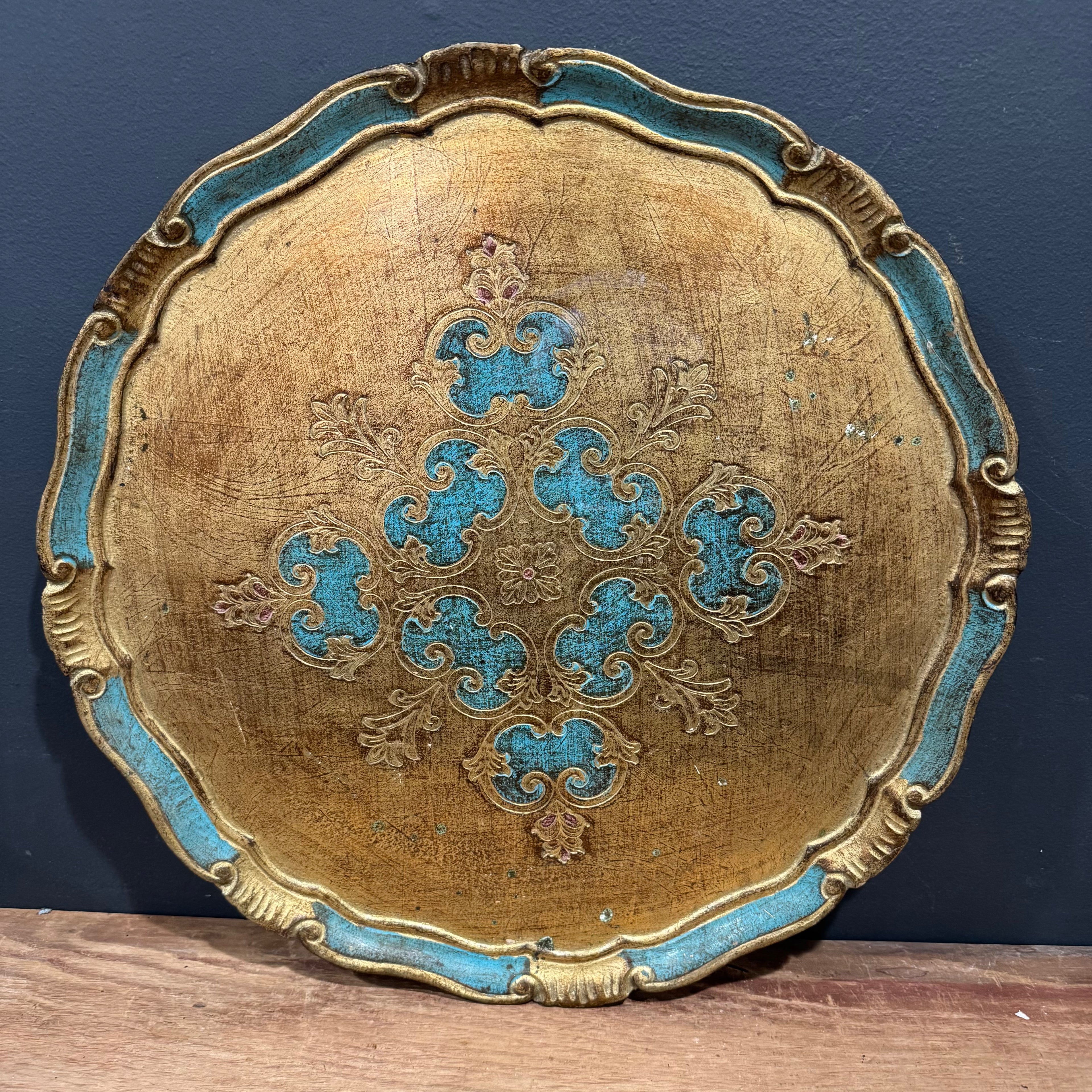 Vintage Italian Florentine Gilt Tray