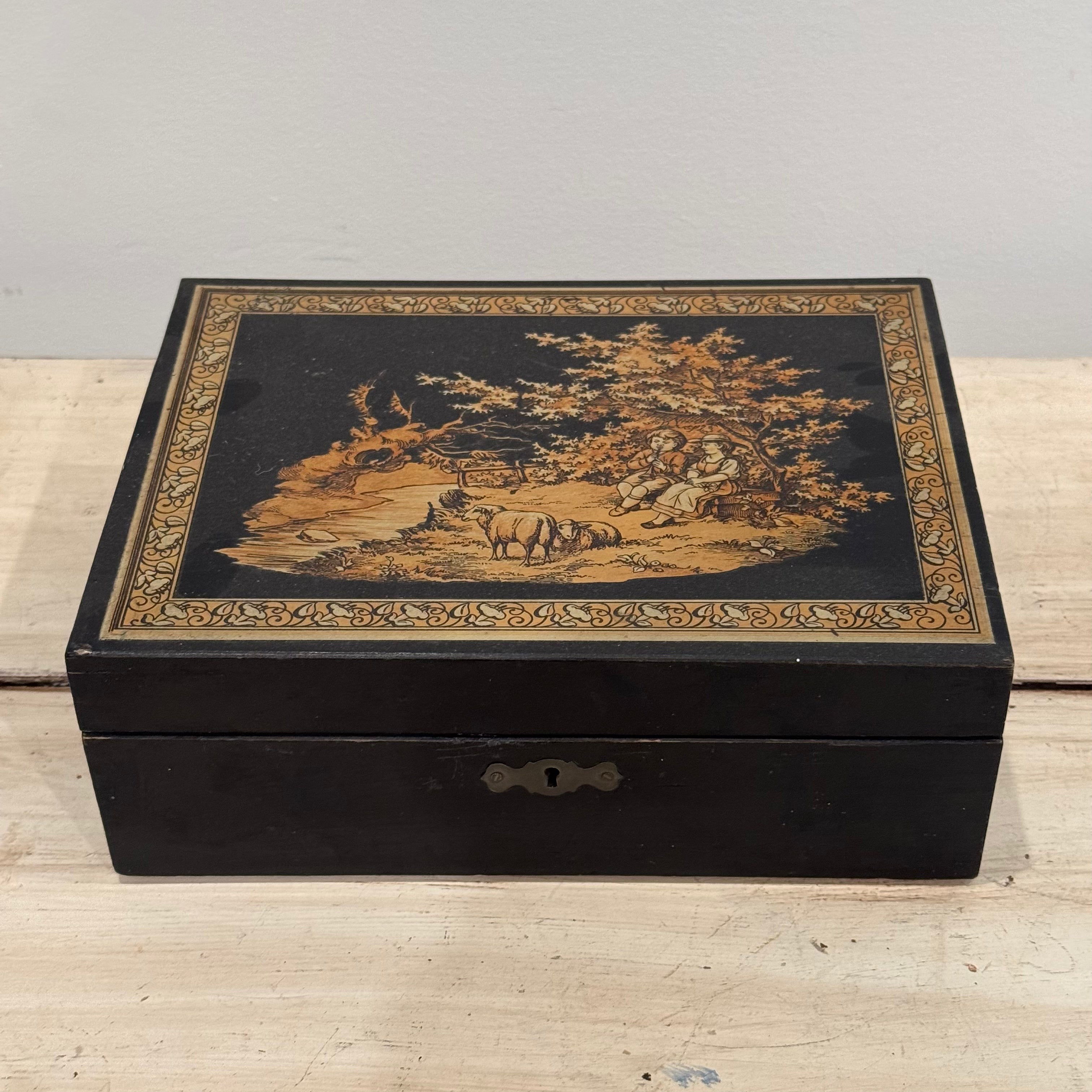 Vintage Victorian Keepsake Box