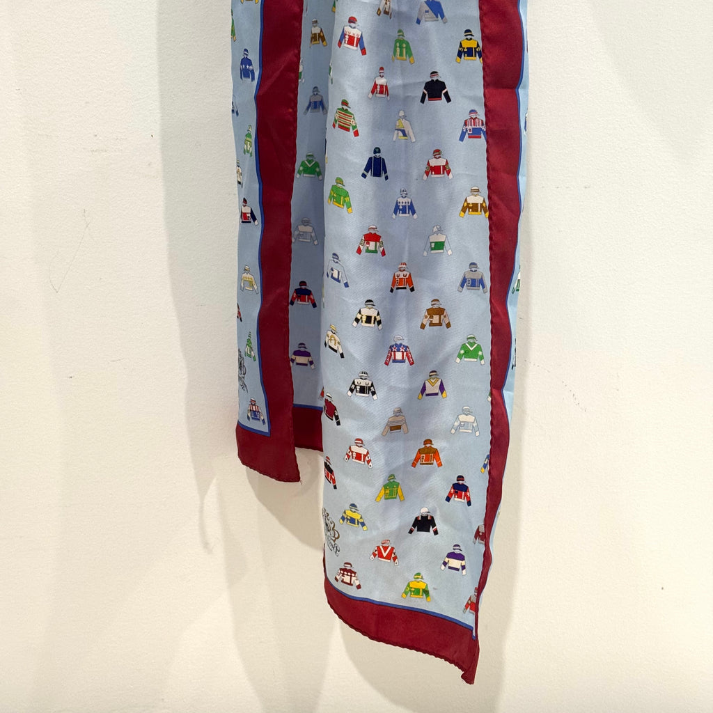 Vintage Breeders' Crown Jockey Silks Scarf