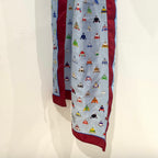 Vintage Breeders' Crown Jockey Silks Scarf
