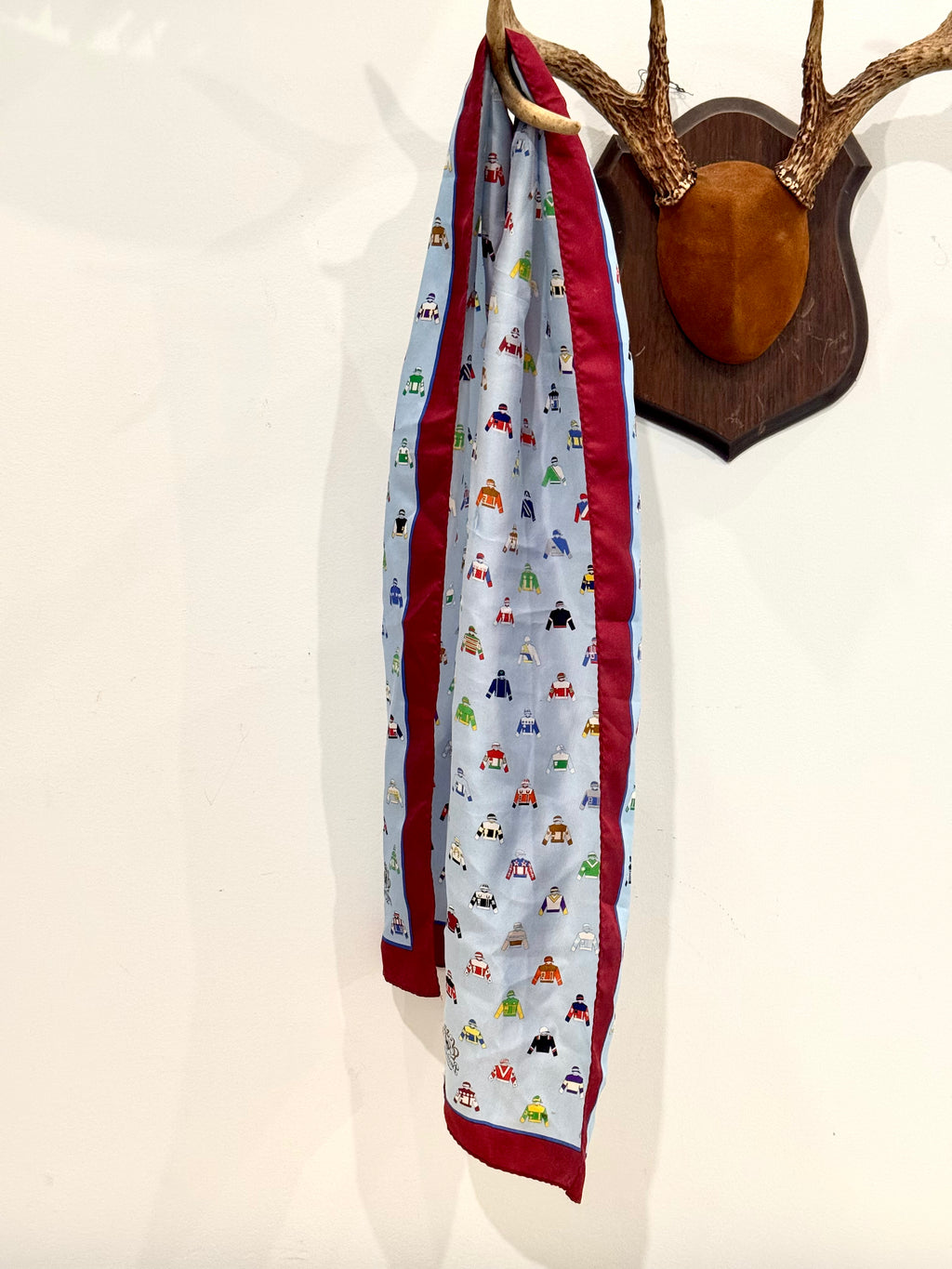 Vintage Breeders' Crown Jockey Silks Scarf