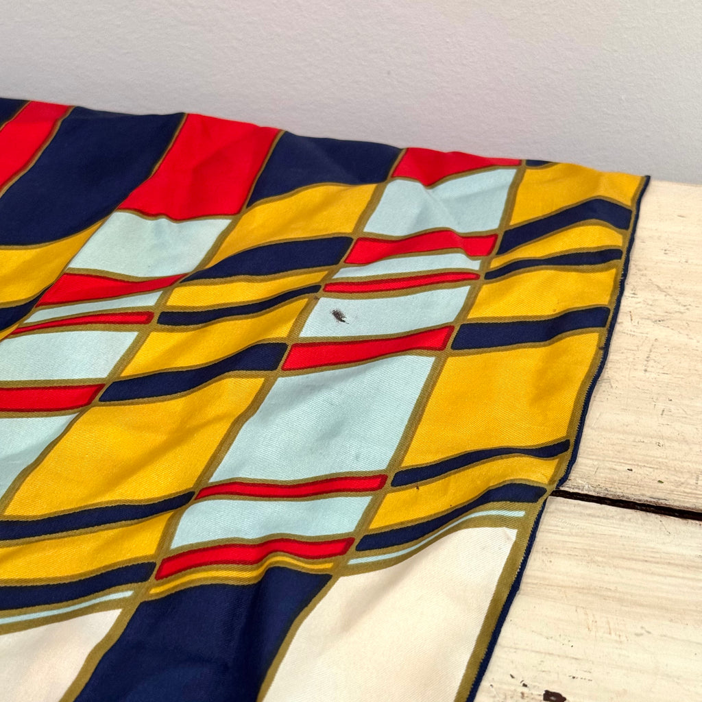 Vintage Soie French Silk Scarf