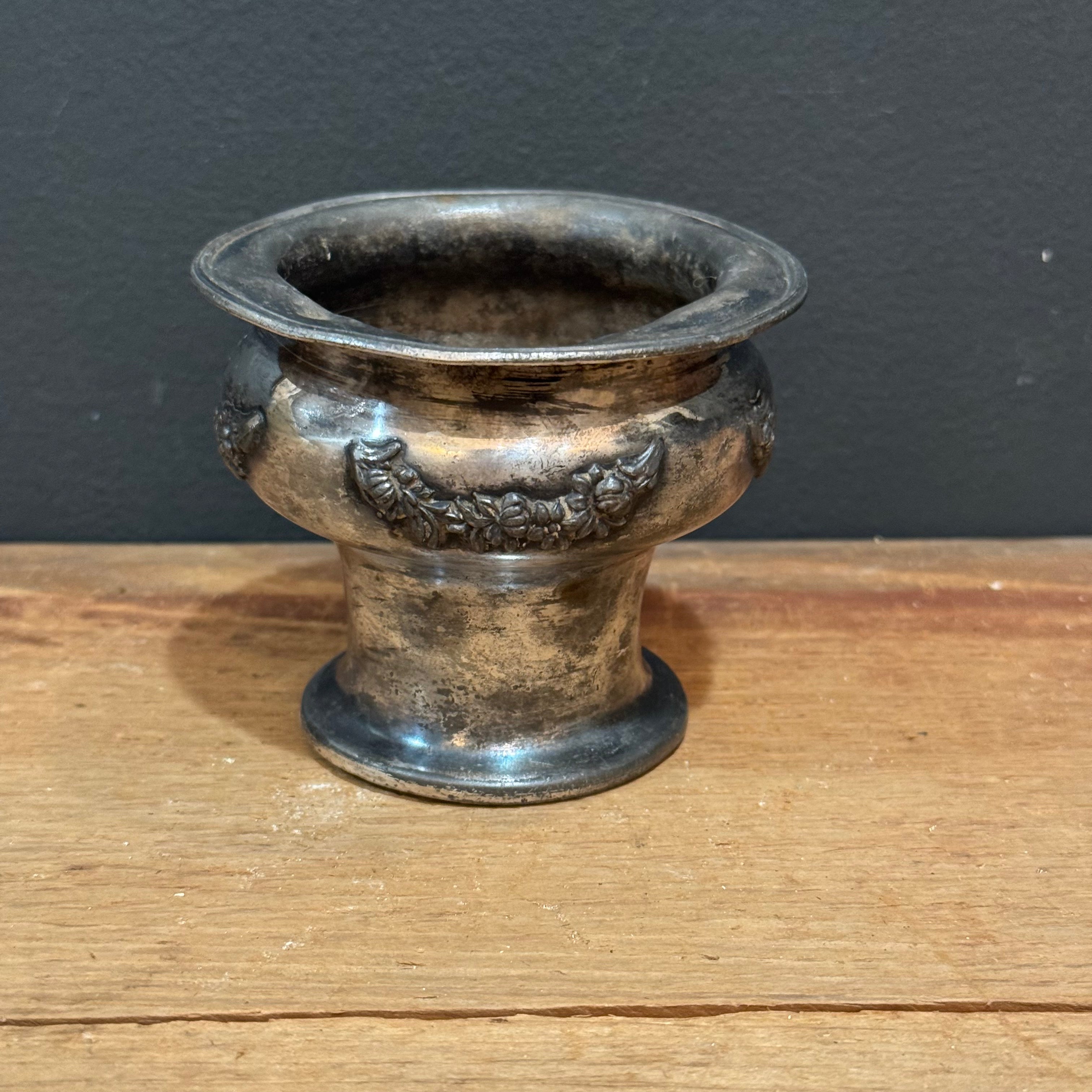 Victorian Silver Plate Rose Bowl