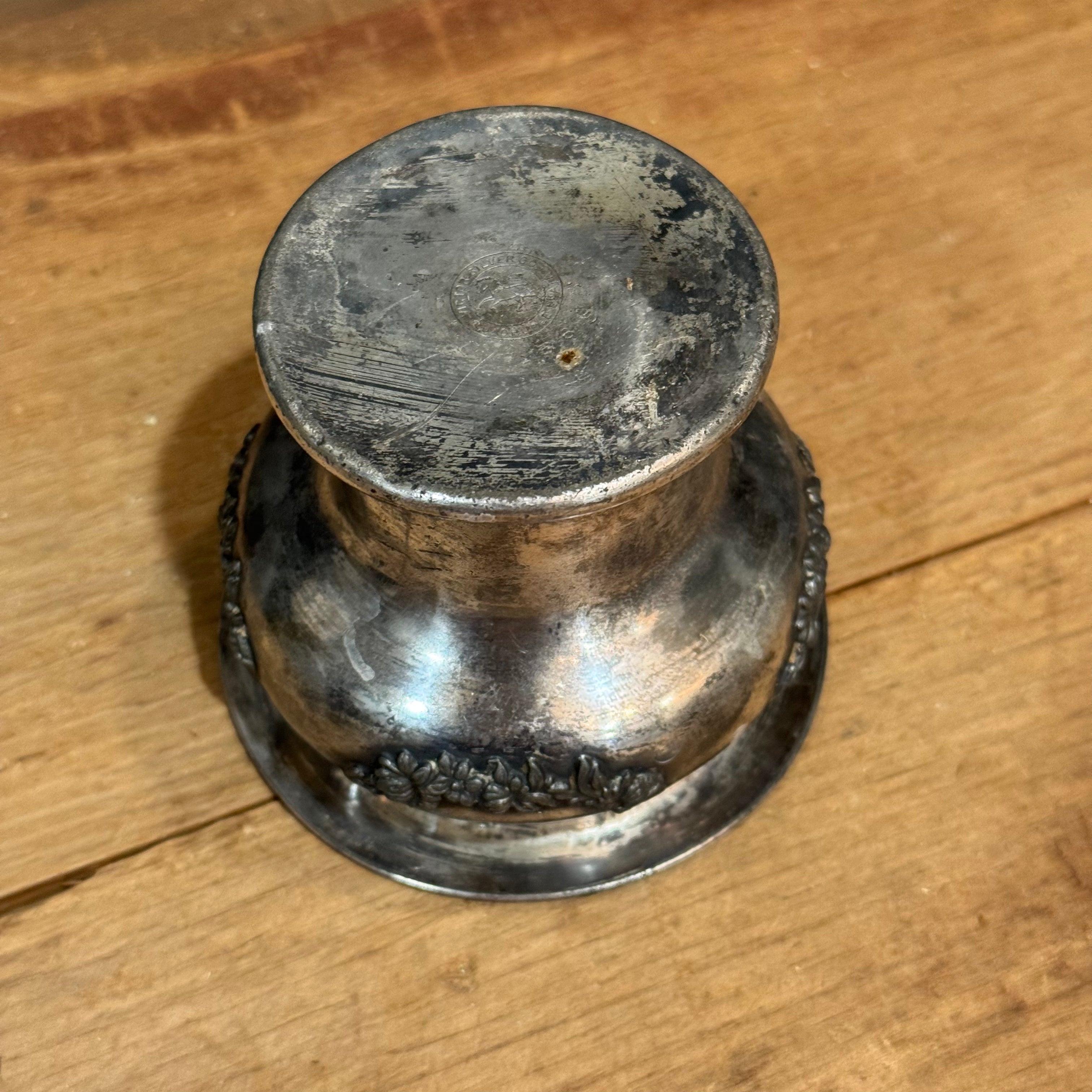 Victorian Silver Plate Rose Bowl
