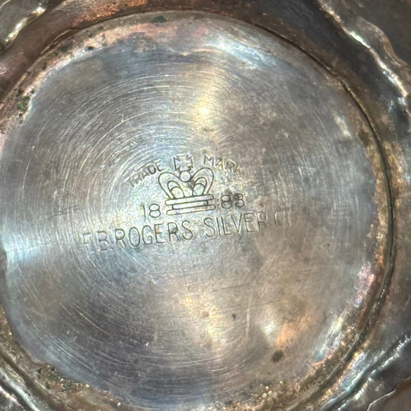 Vintage F.B. Rogers Silver Plate Footed Bowl