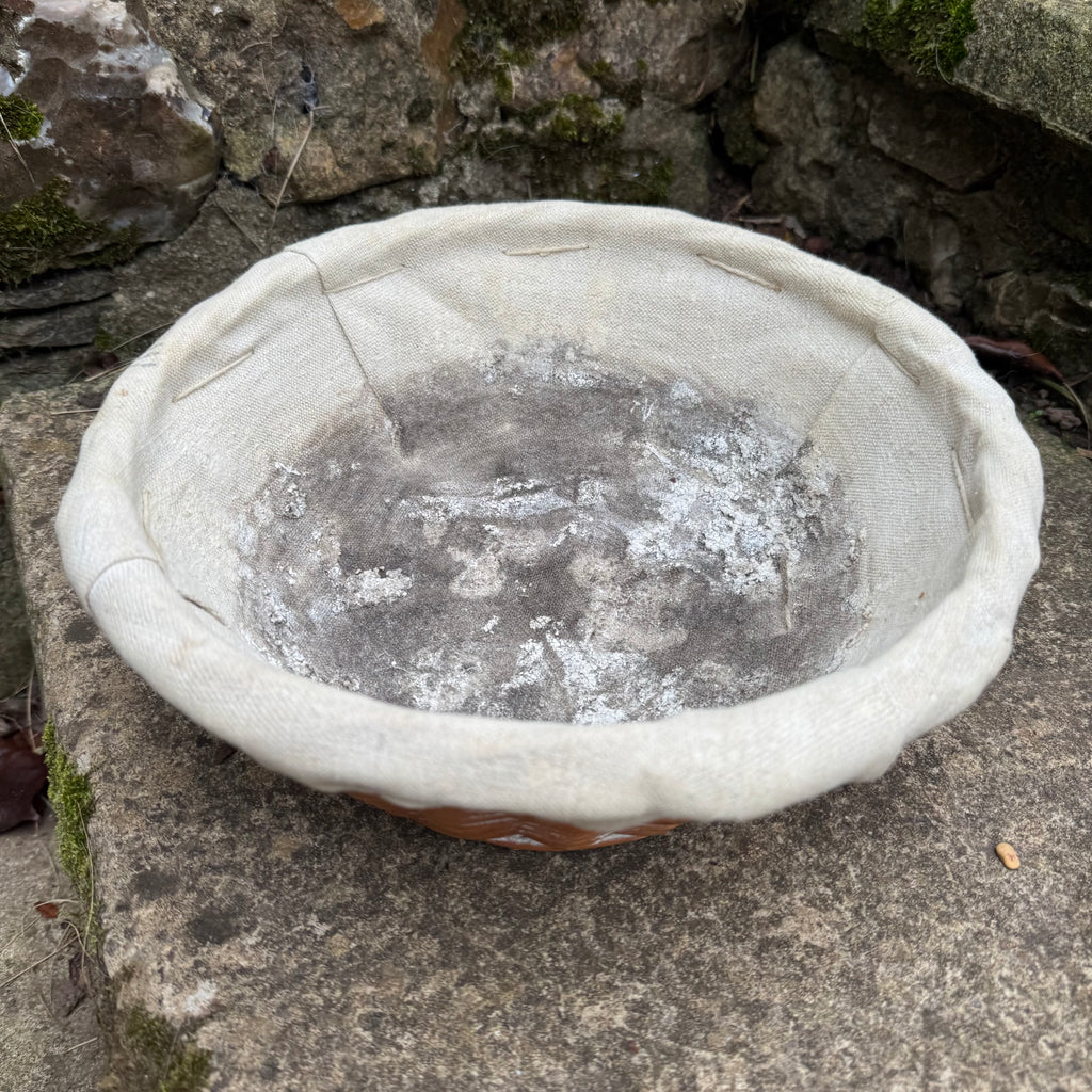 Antique French Bread Proofing Basket