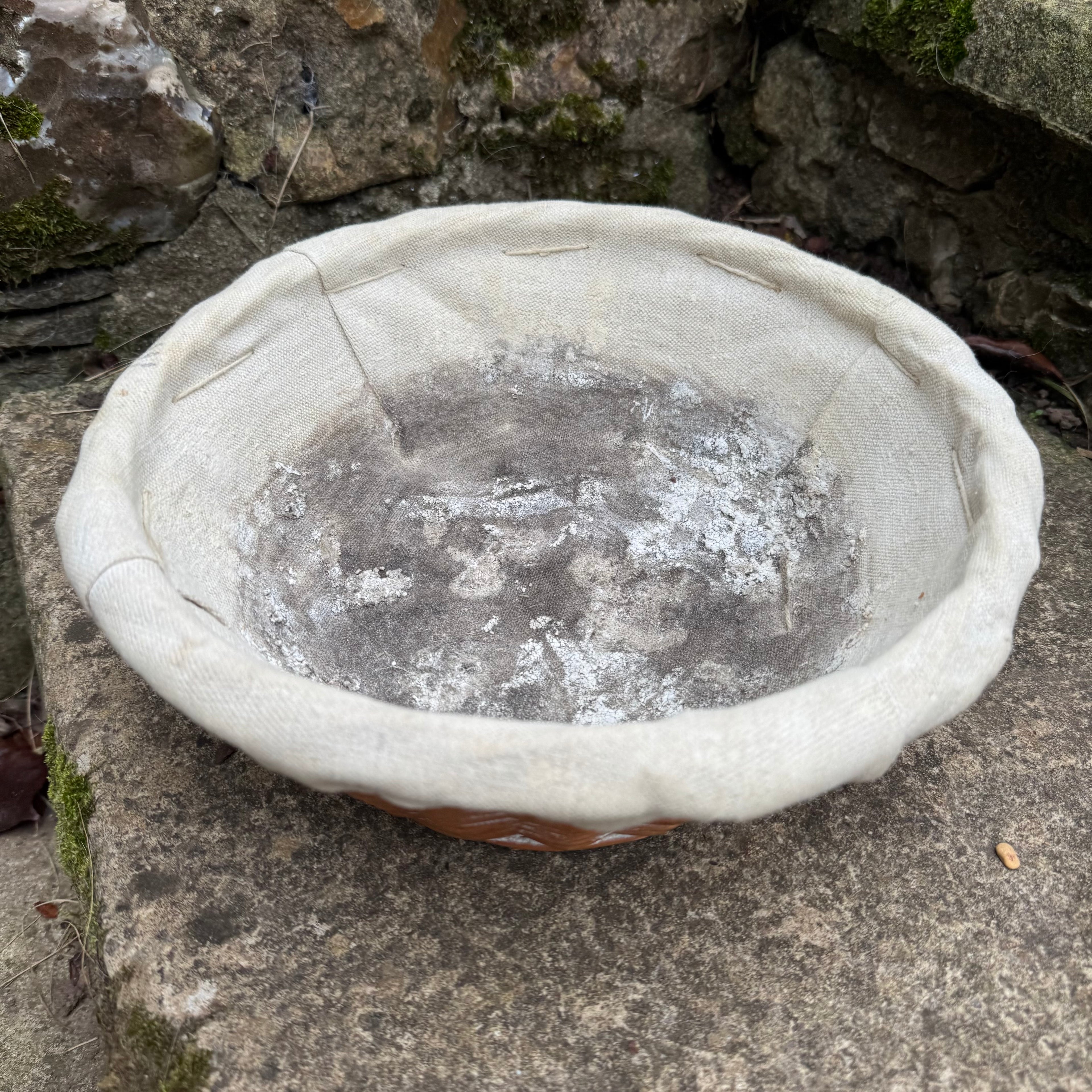 Antique French Bread Proofing Basket
